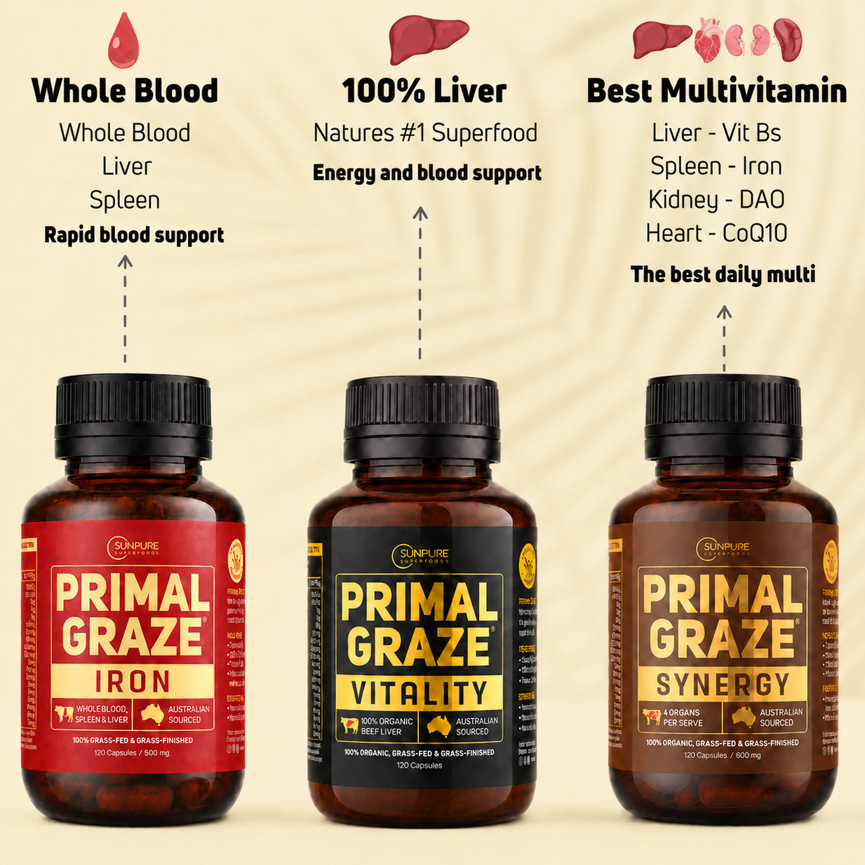 Certified Organic Beef Liver Capsules