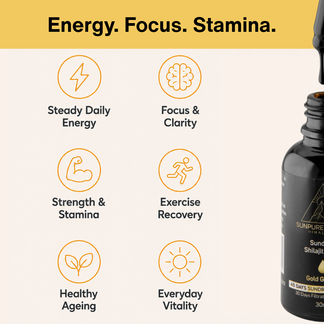 Shilajit Drops – Sundried Himalayan (30ml)