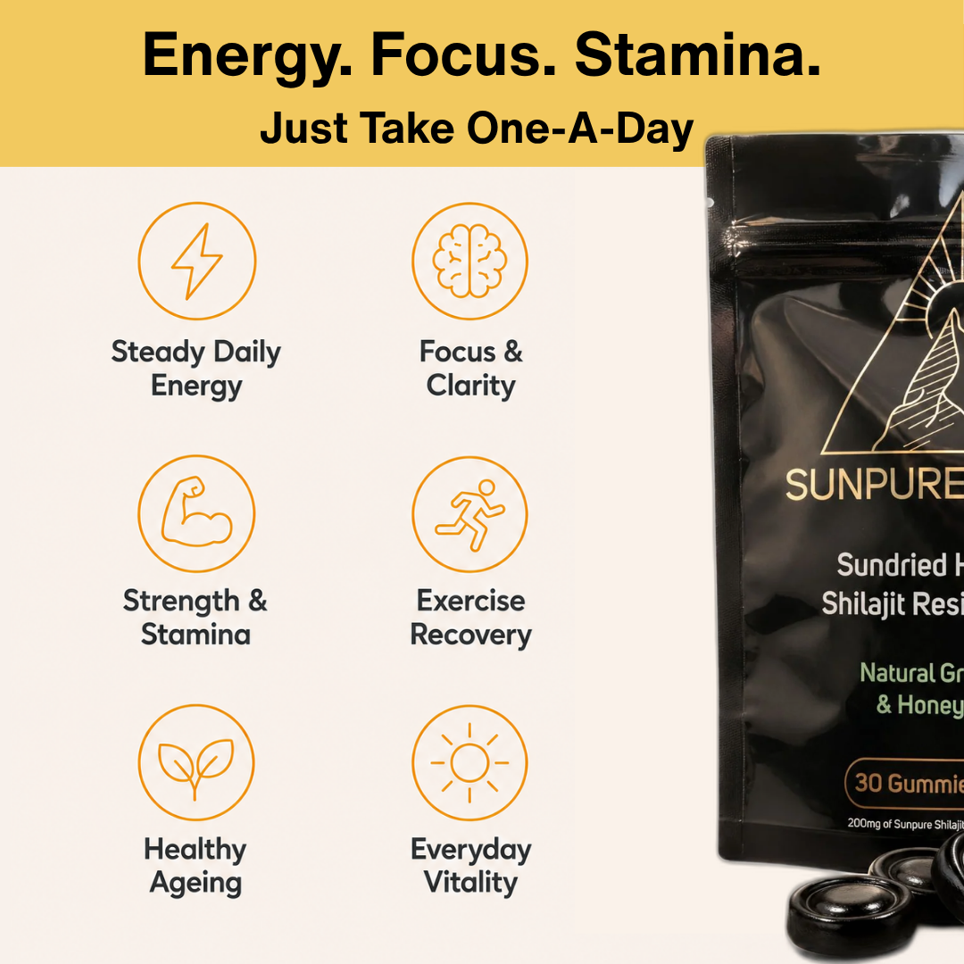 Shilajit Gummies – Sundried Himalayan