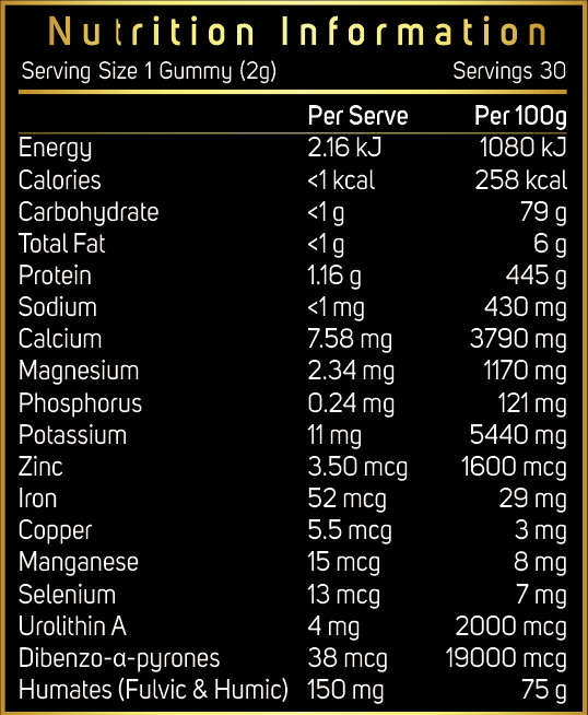 Shilajit Gummies, Sundried Himalayan