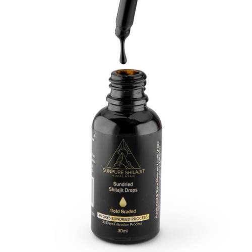 Shilajit Drops – Sundried Himalayan (30ml)