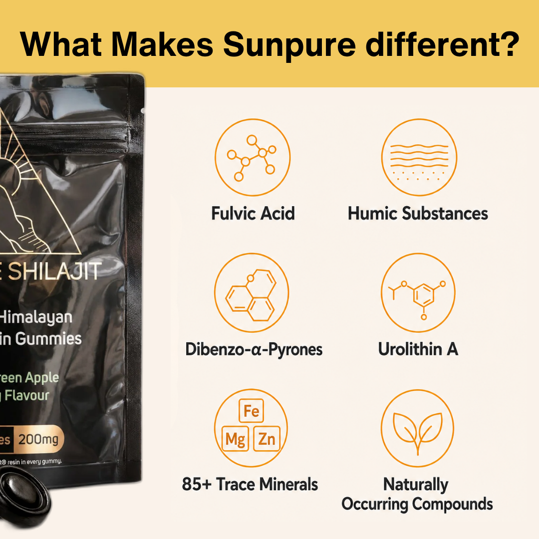 Shilajit Gummies – Sundried Himalayan