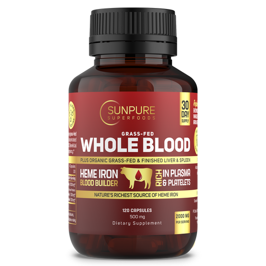 Primal Graze™ Iron - Grass-fed Whole Blood with Liver and Spleen Capsules